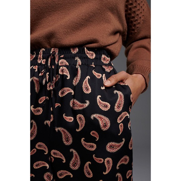 Anthropologie Vega Satin Pants Size XL - Picture 2 of 11